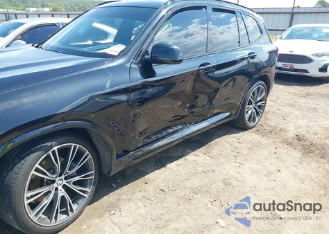 2022 BMW X3 xDrive30I z USA, uszkodzony, nr VIN 5UX53DP00N9K09850